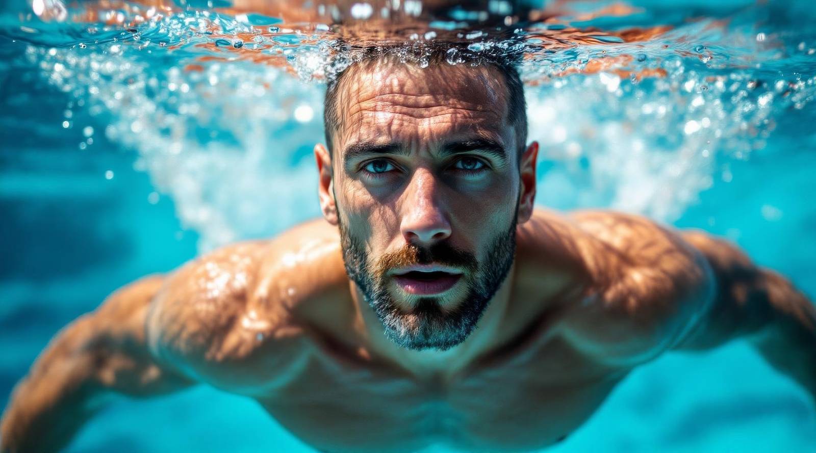 Person in harmonischer Bewegung